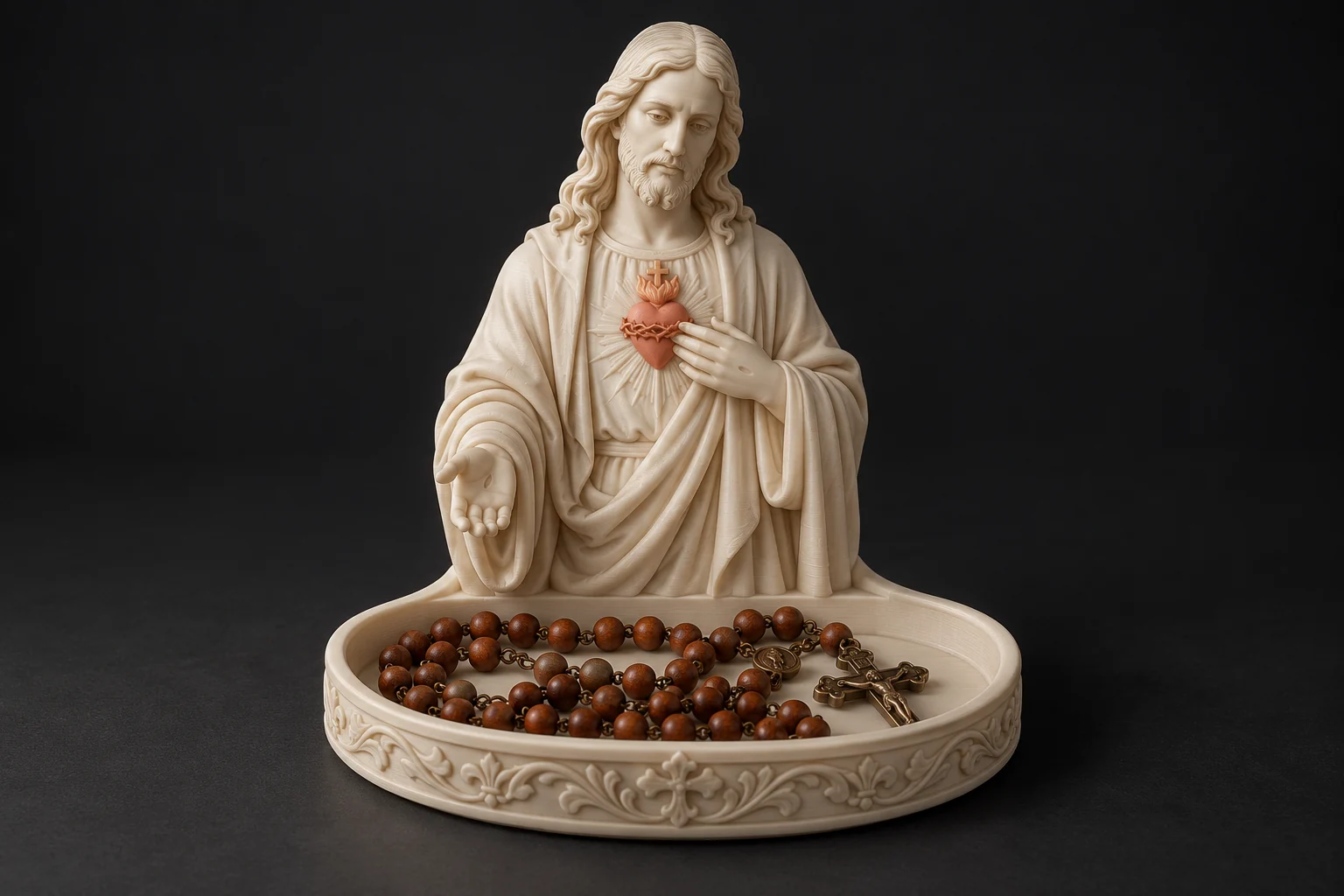 Referência ilustrativa de impressão 3D para artigos religiosos